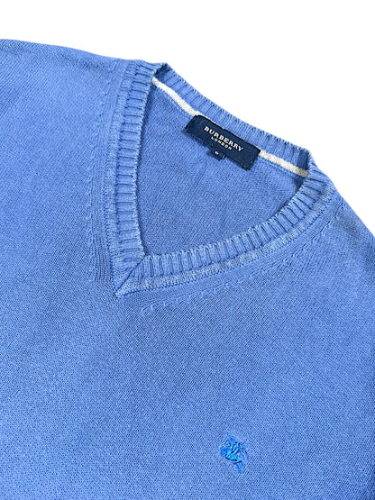 Vintage Burberry Pullover mit V-Ausschnitt (L)