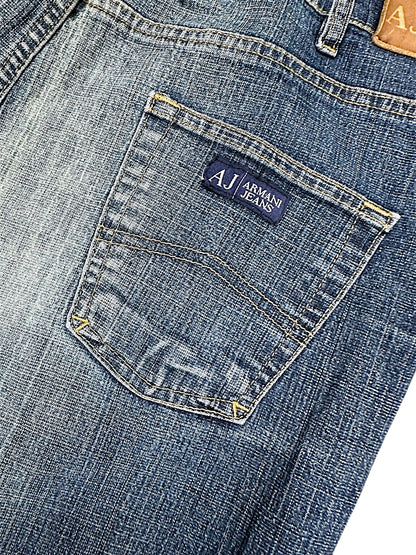 Vintage Armani Y2K Baggy Jeans (L)