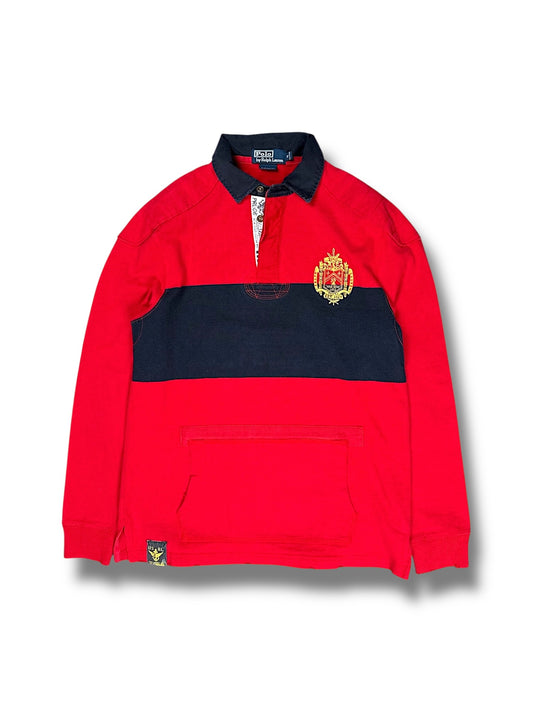 Vintage Ralph Lauren Y2K Langarm Polo (L)
