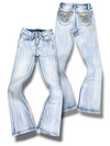 Vintage Fire & Rain Y2K Low Waist Bootcut Damenjeans (XS)