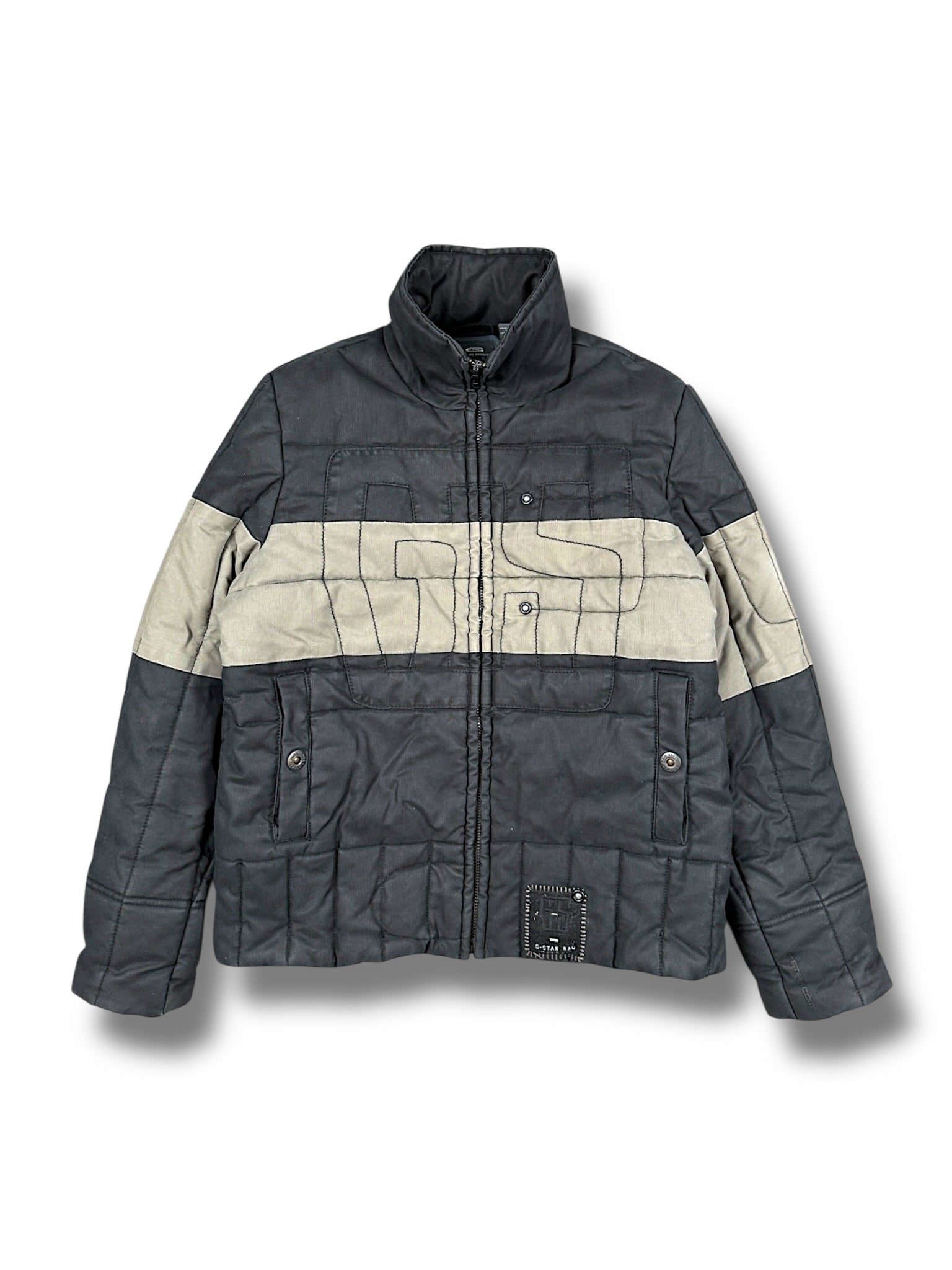 Vintage G-Star Y2K Biker Jacke (M)