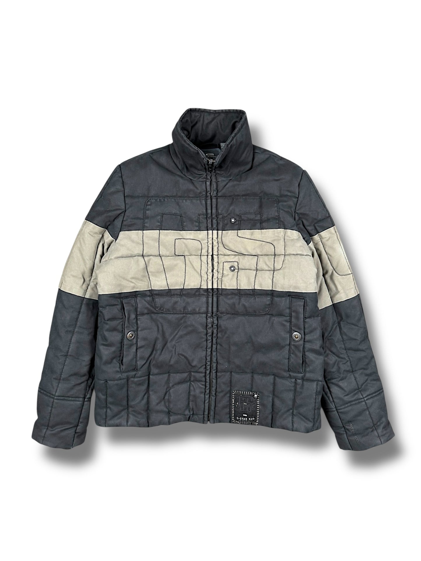 Vintage G-Star Y2K Biker Jacke (M)