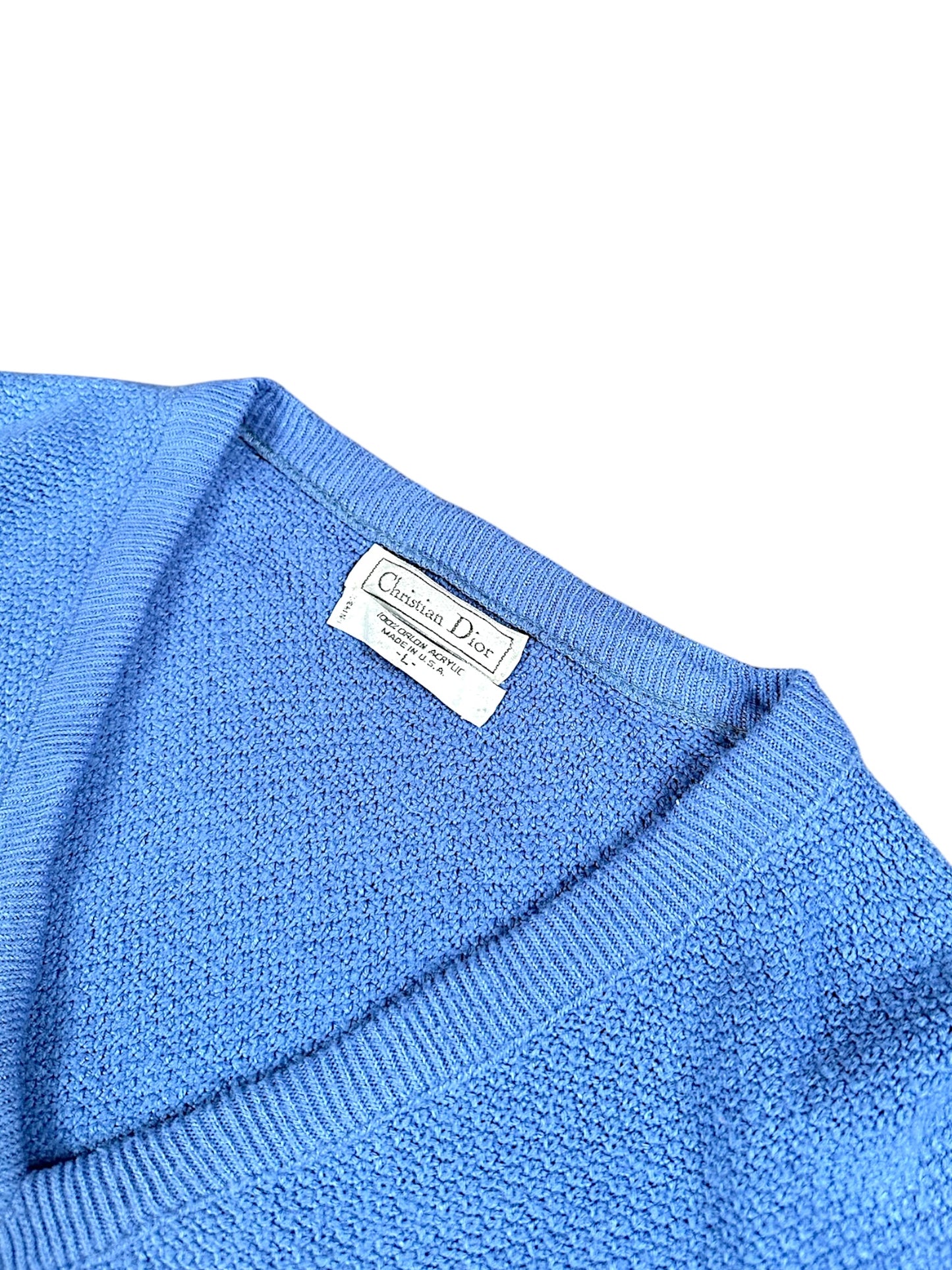 Vintage Dior V-Pullover (L)