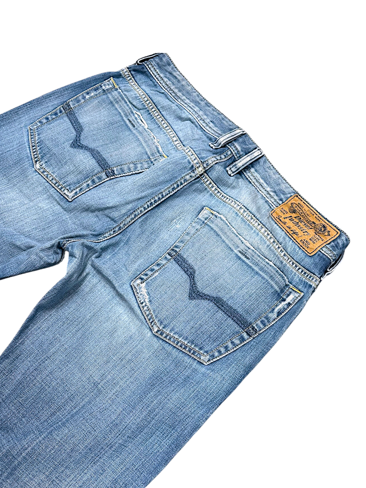 Vintage Diesel Y2K Flared Baggy Jeans (L)
