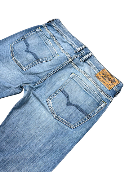 Vintage Diesel Y2K Flared Baggy Jeans (L)