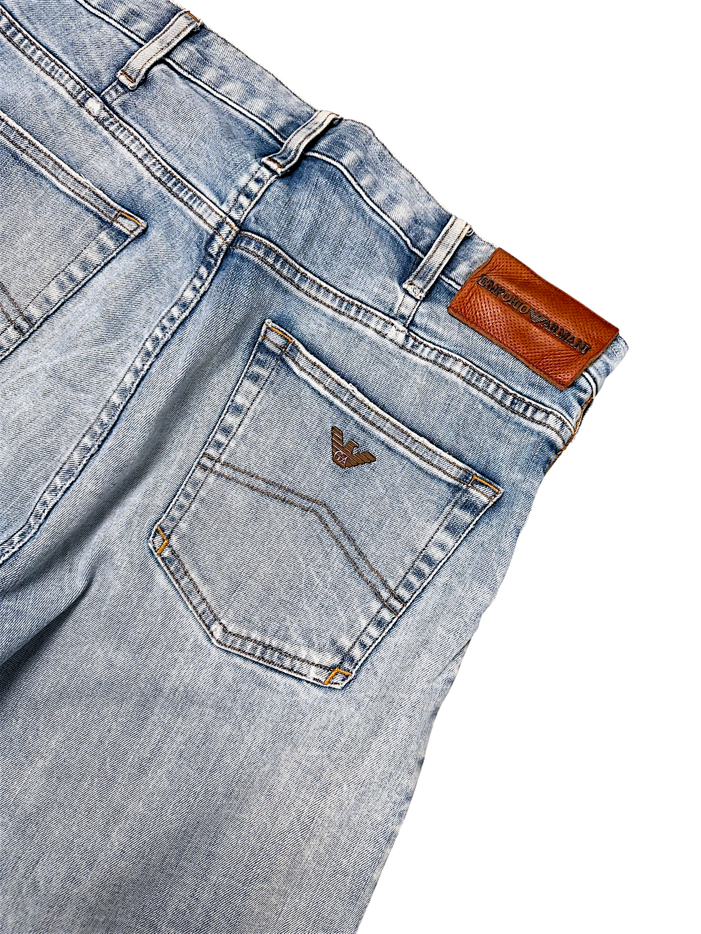 Vintage Armani Straight Leg Jeans (L)