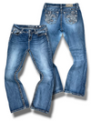 Vintage Miss Me Y2K Bootcut / Flared Damenjeans (M)