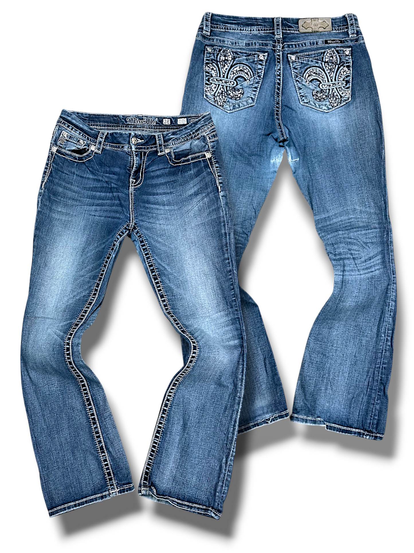 Vintage Miss Me Y2K Bootcut / Flared Damenjeans (M)