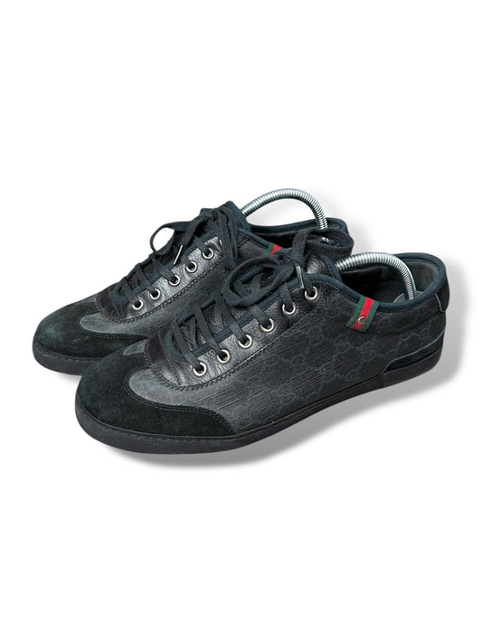 Vintage Gucci Canvas Low-Top Schuhe (42)