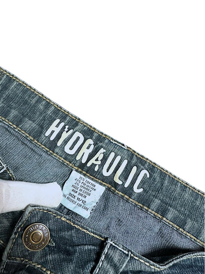 Vintage Hydraulic Y2K Low Waist Bootcut / Flared Damenjeans (M)