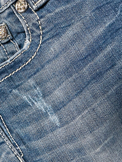Vintage Miss Me Y2K Low Waist Bootcut Damenjeans (XS)