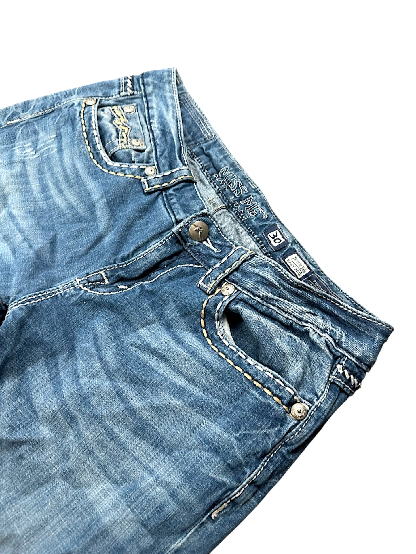 Vintage Miss Me Y2K Low Waist Bootcut / Flared Damenjeans (L)