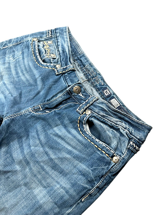 Vintage Miss Me Y2K Low Waist Bootcut / Flared Damenjeans (L)