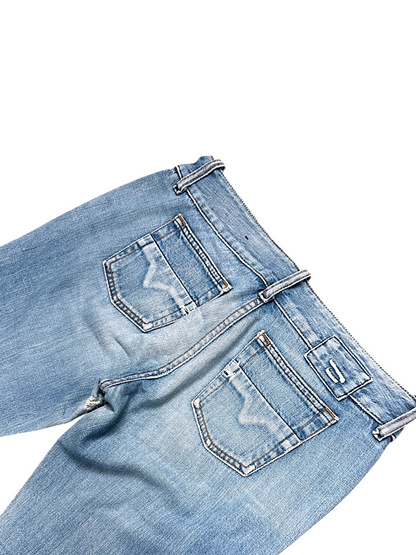 Vintage Diesel Y2K Low Waist Bootcut / Flared Damenjeans (S)