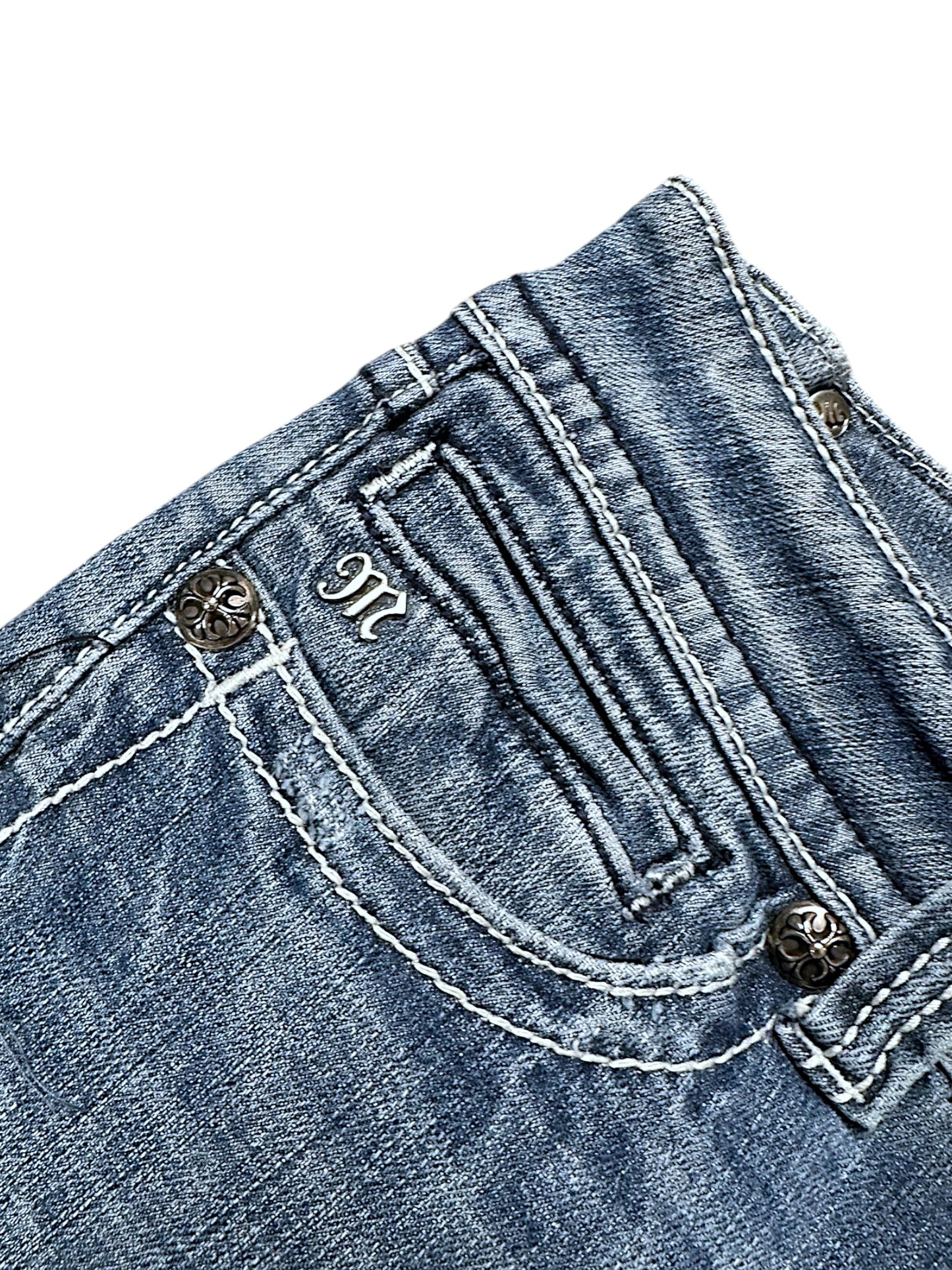 Vintage Miss Me Y2K Low Waist Bootcut / Flared Damenjeans (M)
