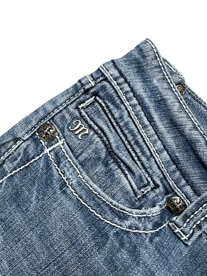 Vintage Miss Me Y2K Low Waist Bootcut / Flared Damenjeans (M)