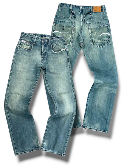 Vintage G-Star Y2K Straight Leg Jeans (M)