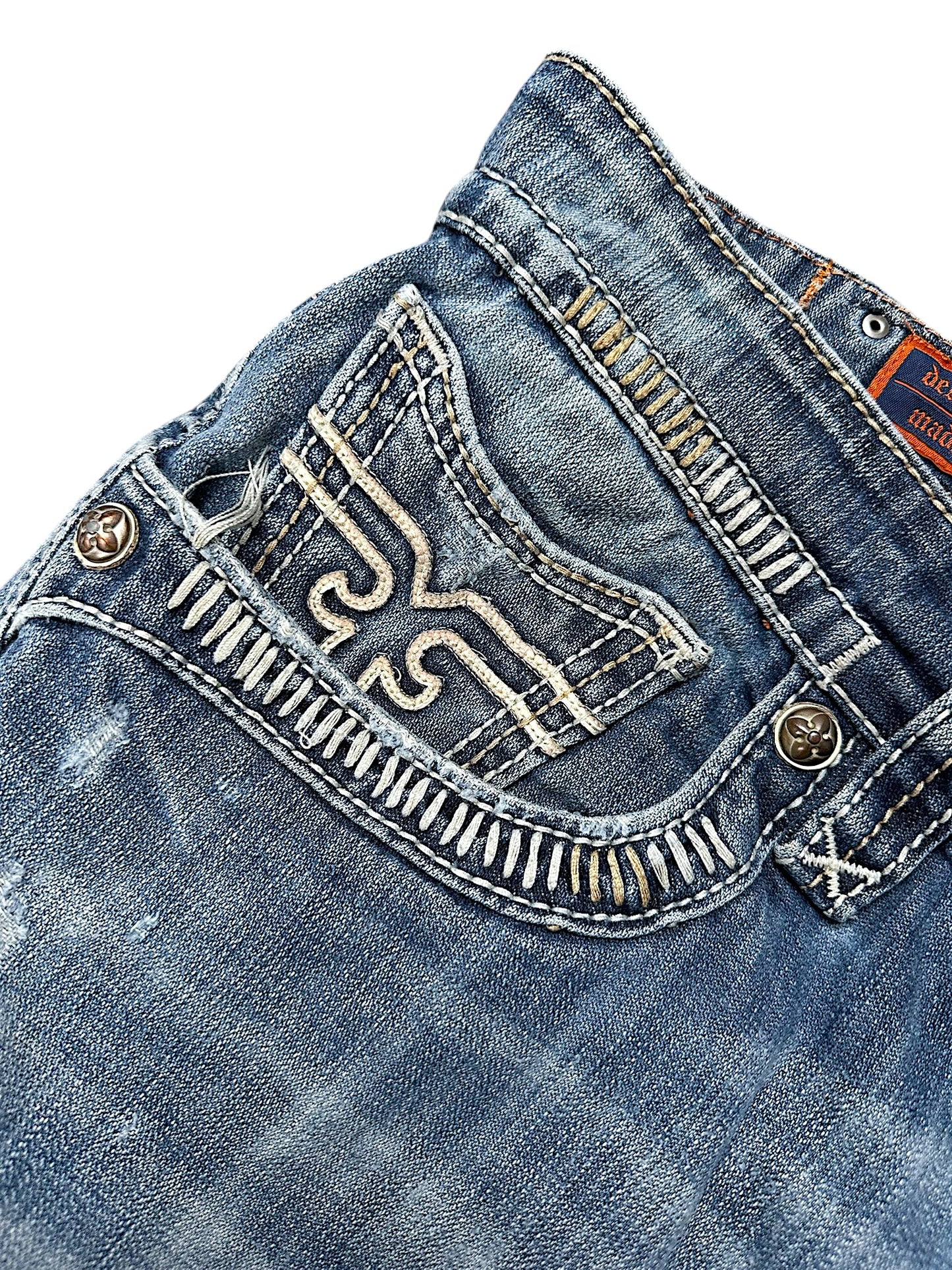 Vintage Rock Revival Y2K Baggy Jeans (XXL)