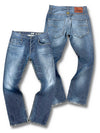 Vintage G-Star Y2K Straight Leg Jeans „GS01“ (L) – Vorder- und Rückansicht