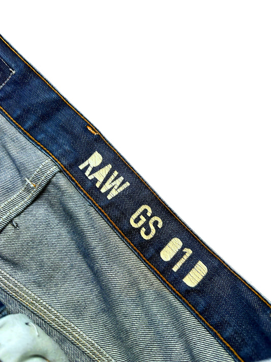 Vintage G-Star Y2K Straight Leg Jeans „GS01“ (L) – Detailaufnahme 1