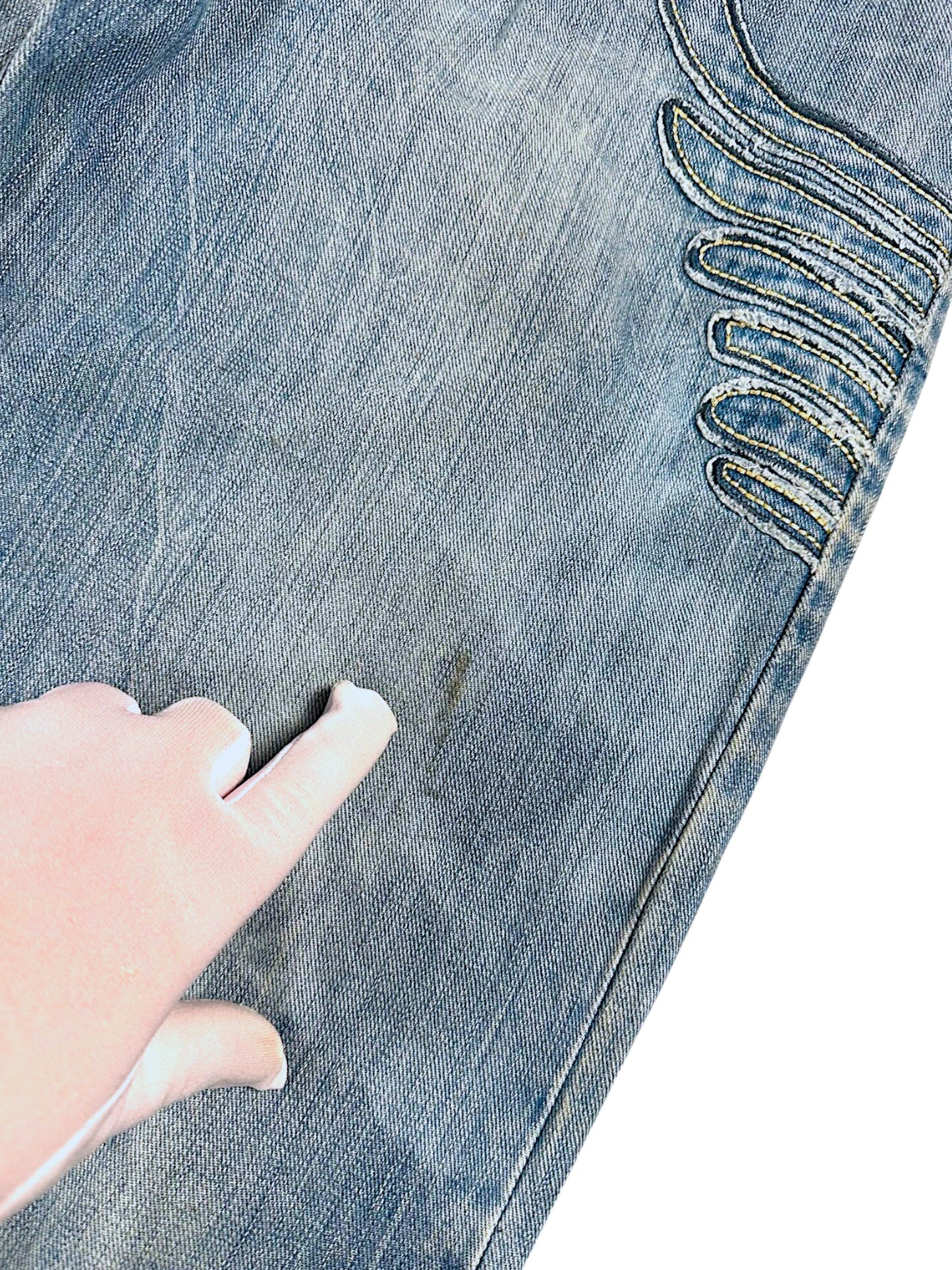 Vintage Armani Y2K Baggy Jeans (L)