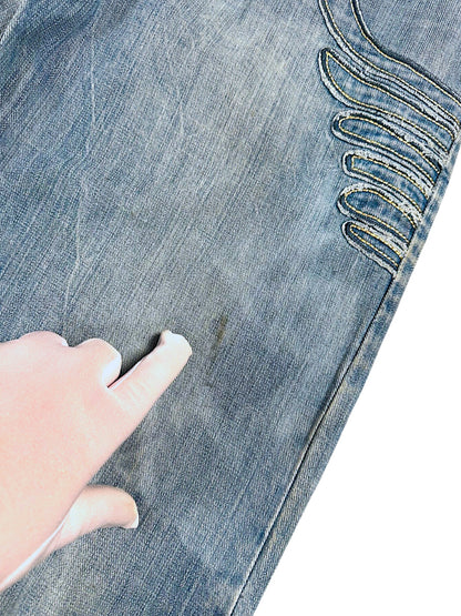 Vintage Armani Y2K Baggy Jeans (L)