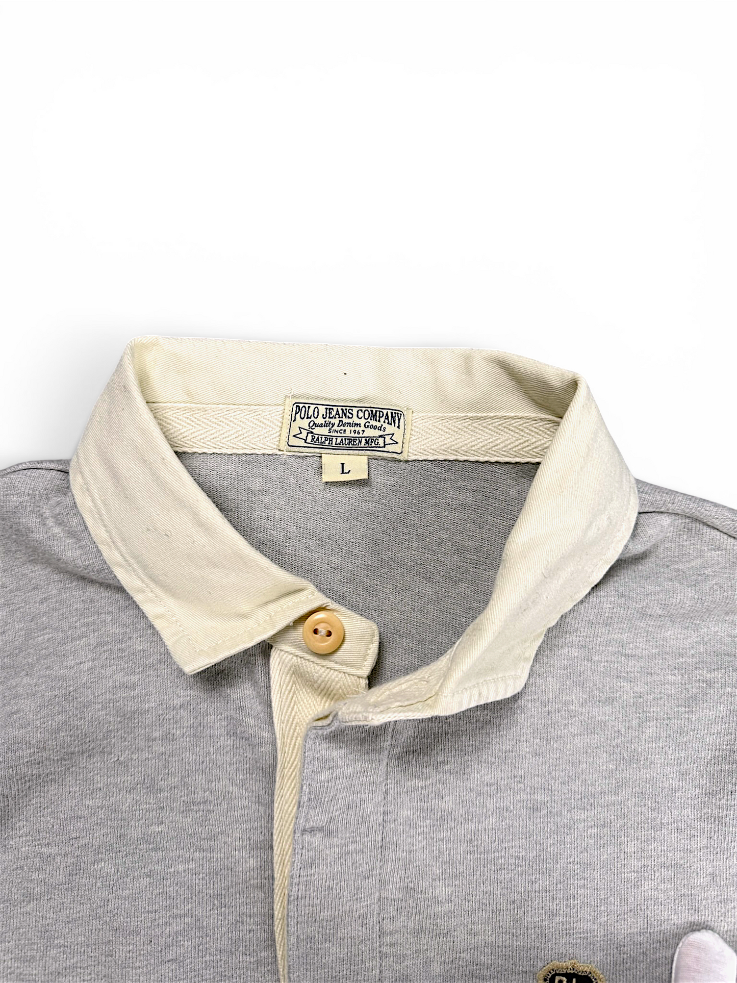 Vintage Ralph Lauren Langarmpolo (L)