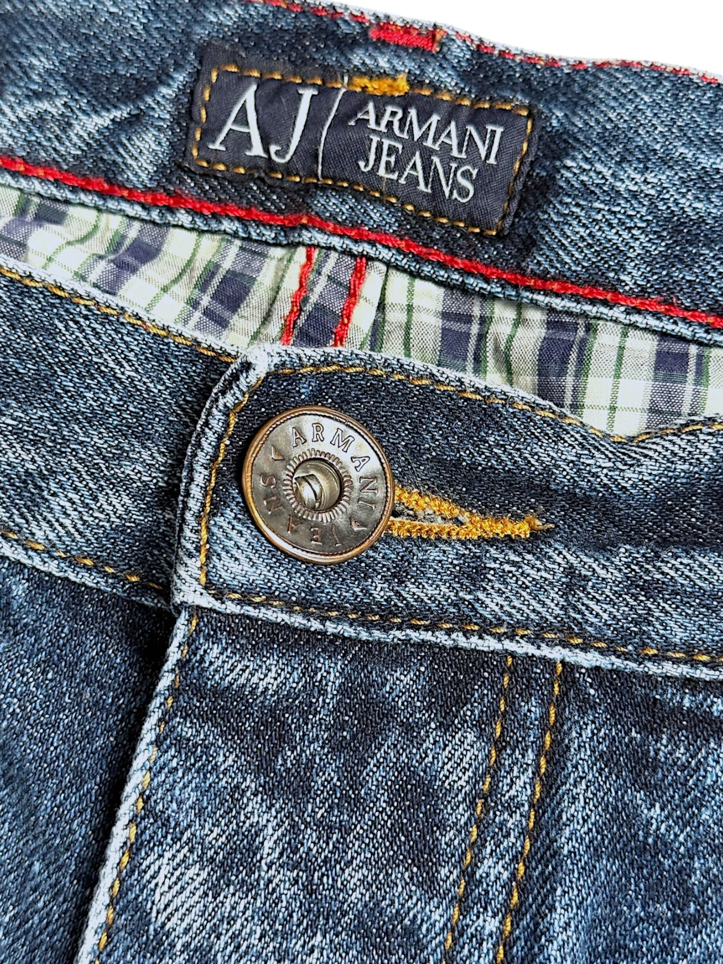 Vintage Armani Y2K Straight Leg Jeans (S)