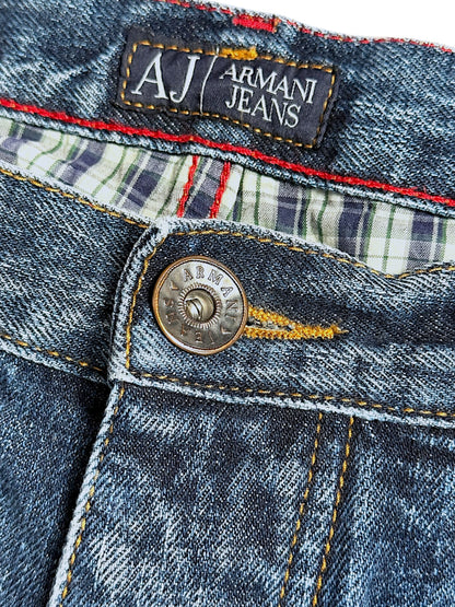 Vintage Armani Y2K Straight Leg Jeans (S)