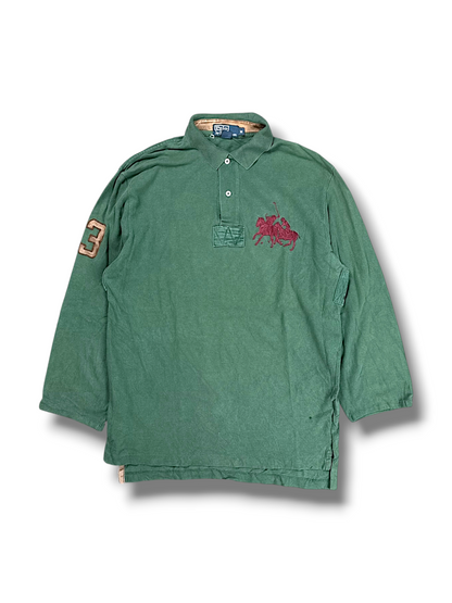 Vintage Ralph Lauren Y2K Langarm Polo (M)