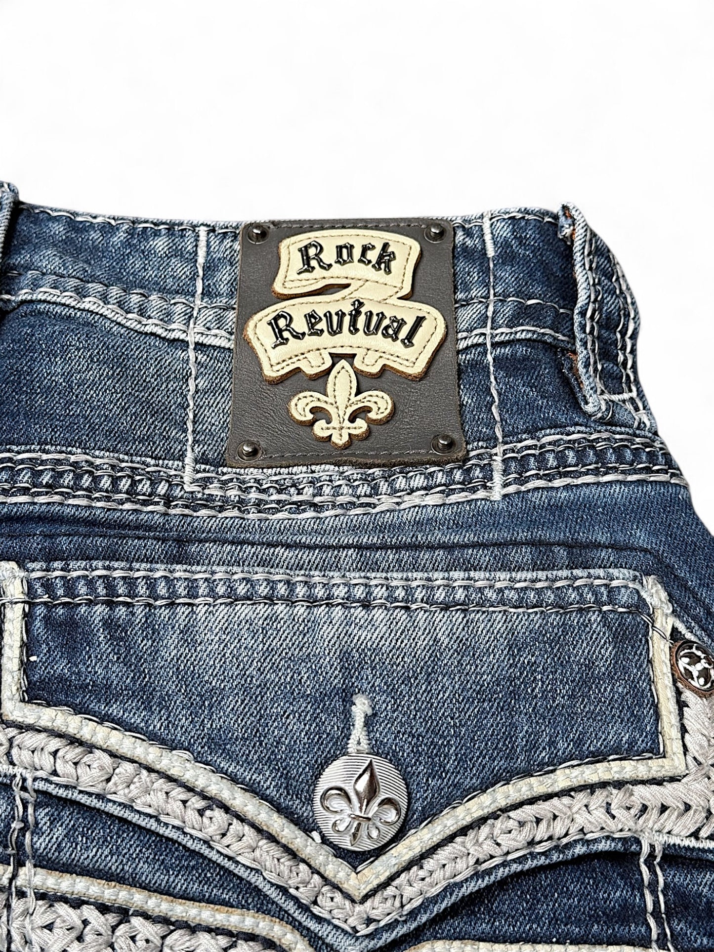 Vintage Rock Revival y2k Jeans (L)