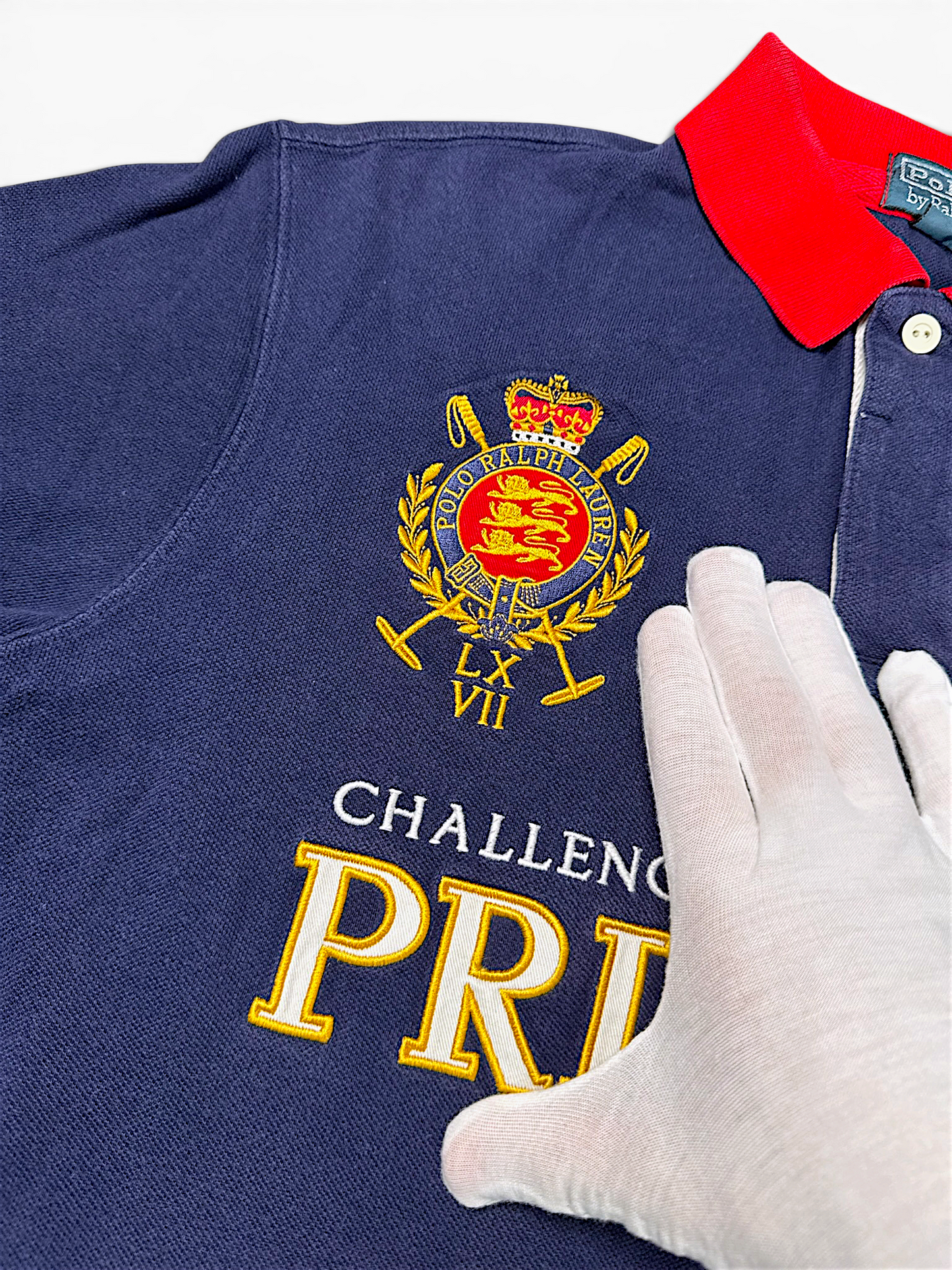 Vintage Ralph Lauren Y2K Polo „PRL Club“ (L)