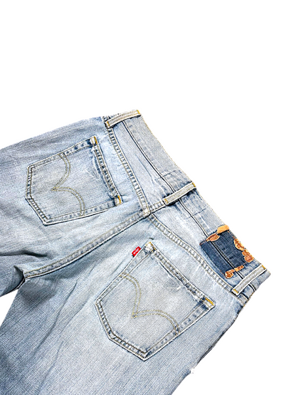 Vintage Levi’s Flared Jeans „LOW BOOT CUT 527“ (S)