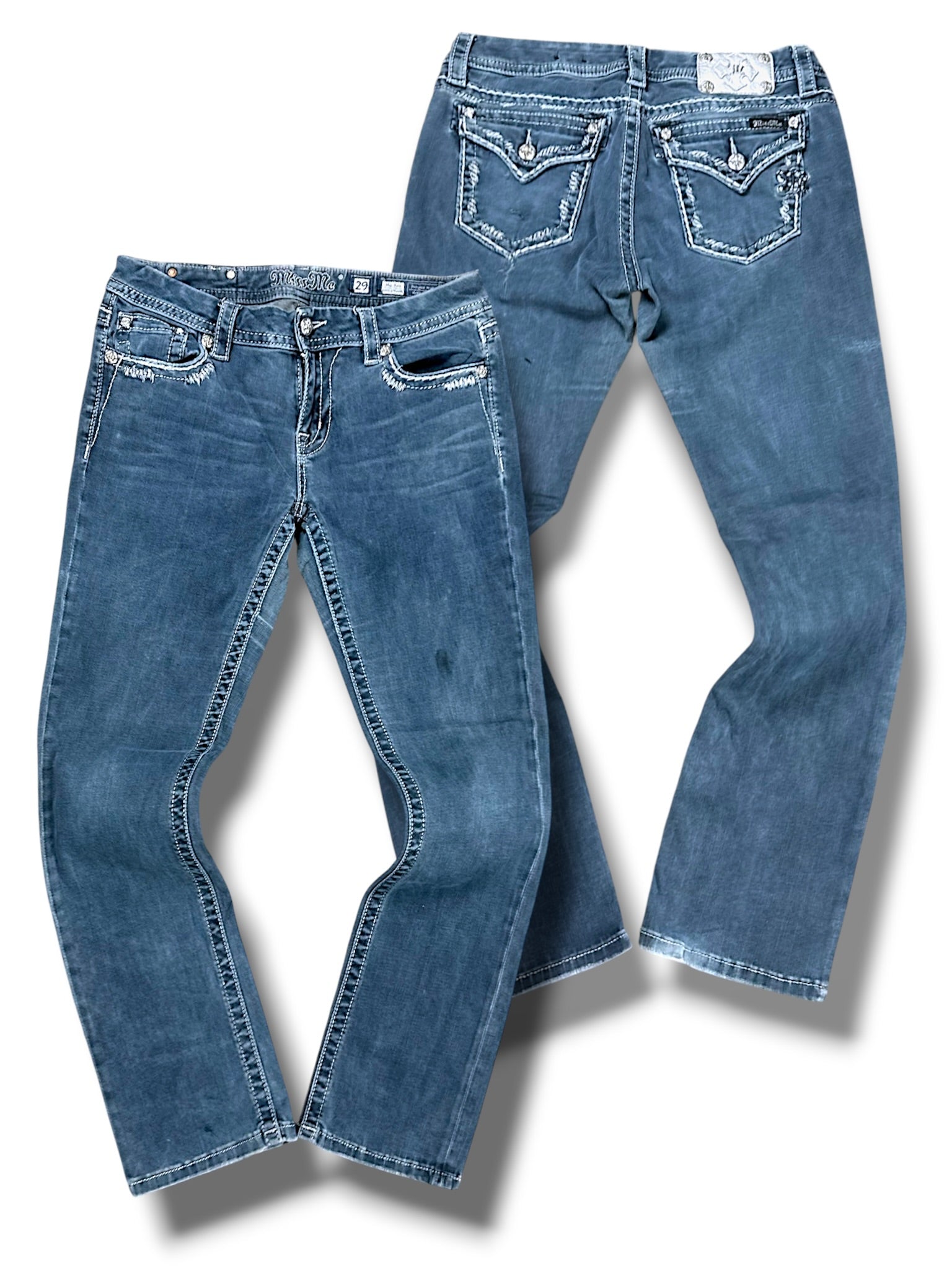 Vintage Miss Me Y2K Bootcut / Flared Damenjeans (M)