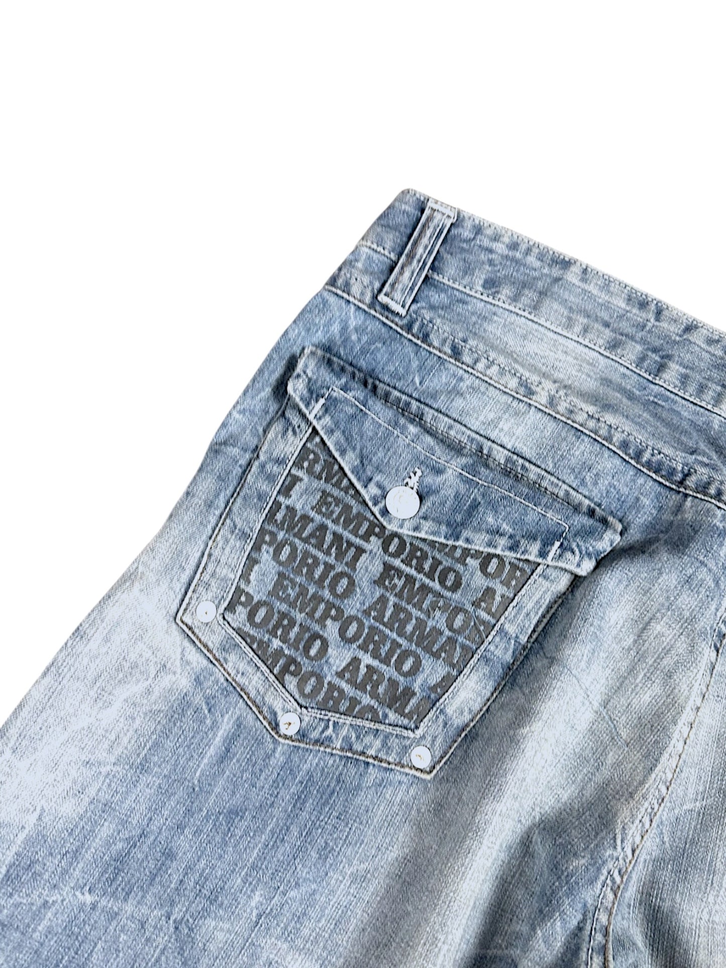 Vintage Armani Y2K Baggy Jeans (L)