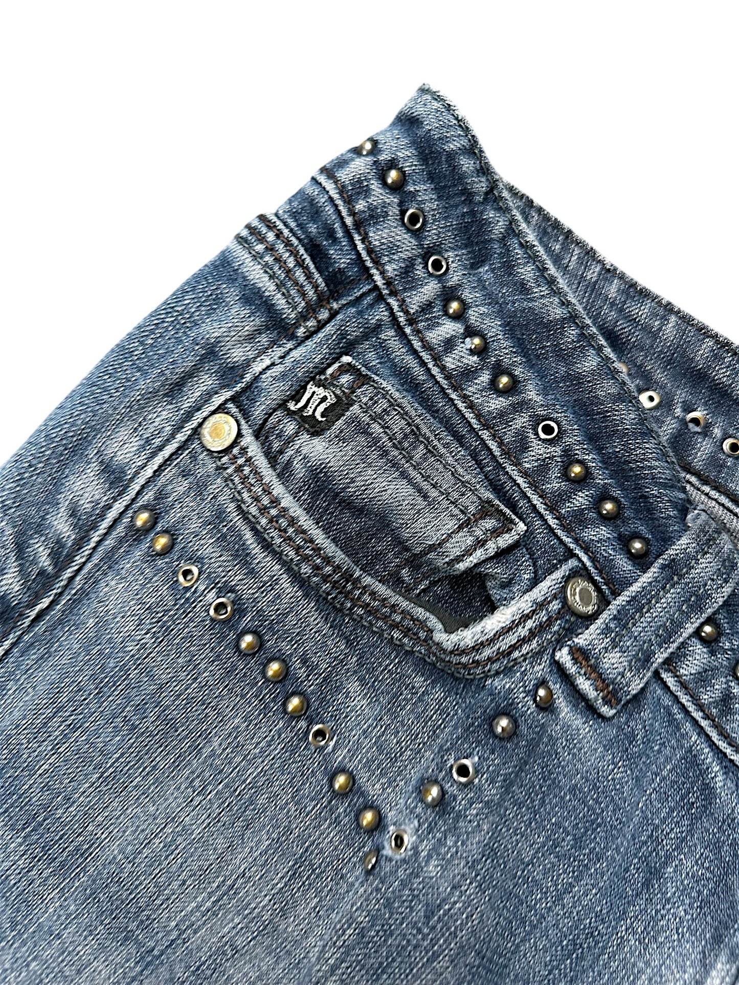 Vintage Miss Me Y2K Low Waist Bootcut / Flared Damenjeans (S)