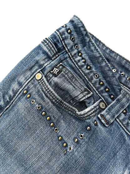 Vintage Miss Me Y2K Low Waist Bootcut / Flared Damenjeans (S)
