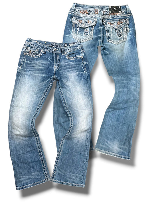 Vintage Miss Me Y2K Bootcut / Flared Damenjeans (S)
