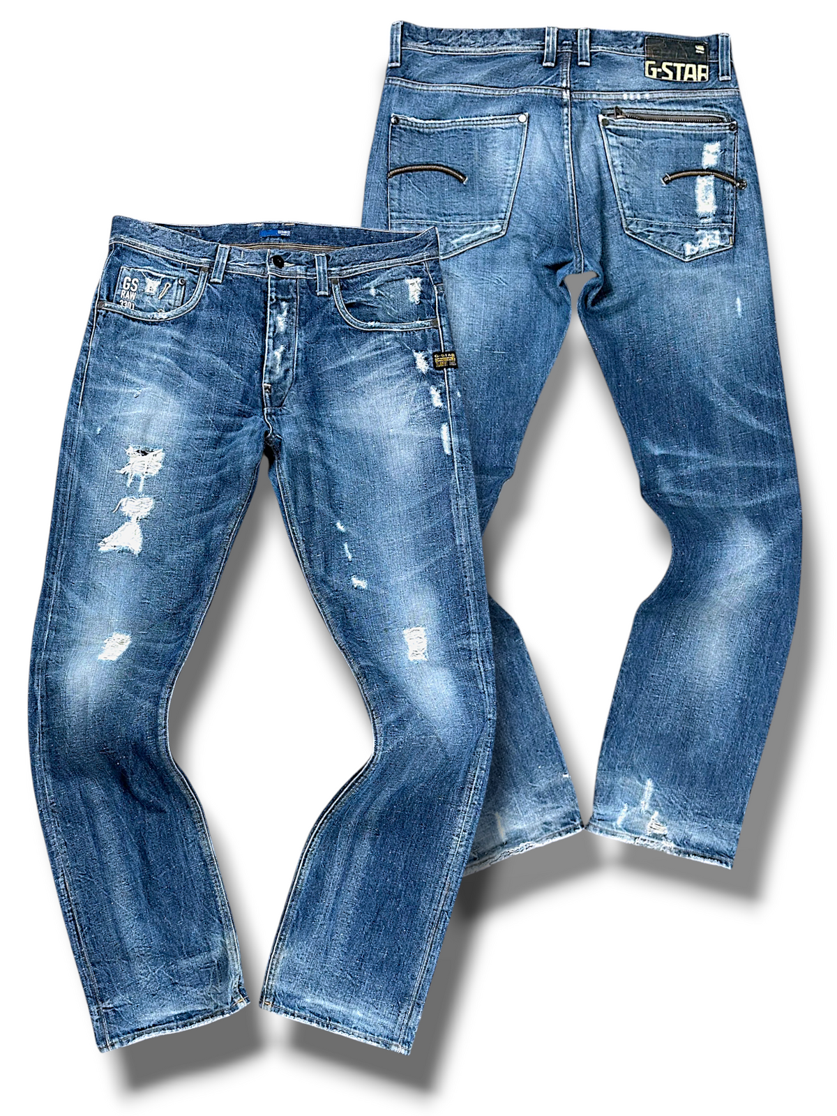 Vintage G-Star Y2K Straight Leg Jeans (XL)
