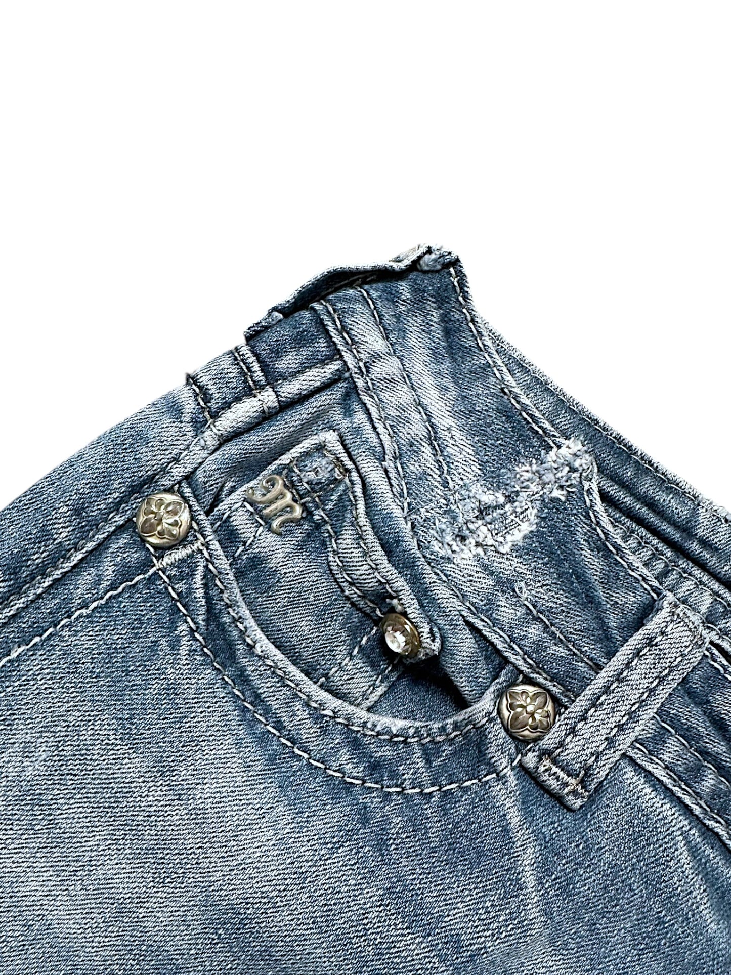 Vintage Miss Me Y2K Low Waist Bootcut / Flared Damenjeans (S)