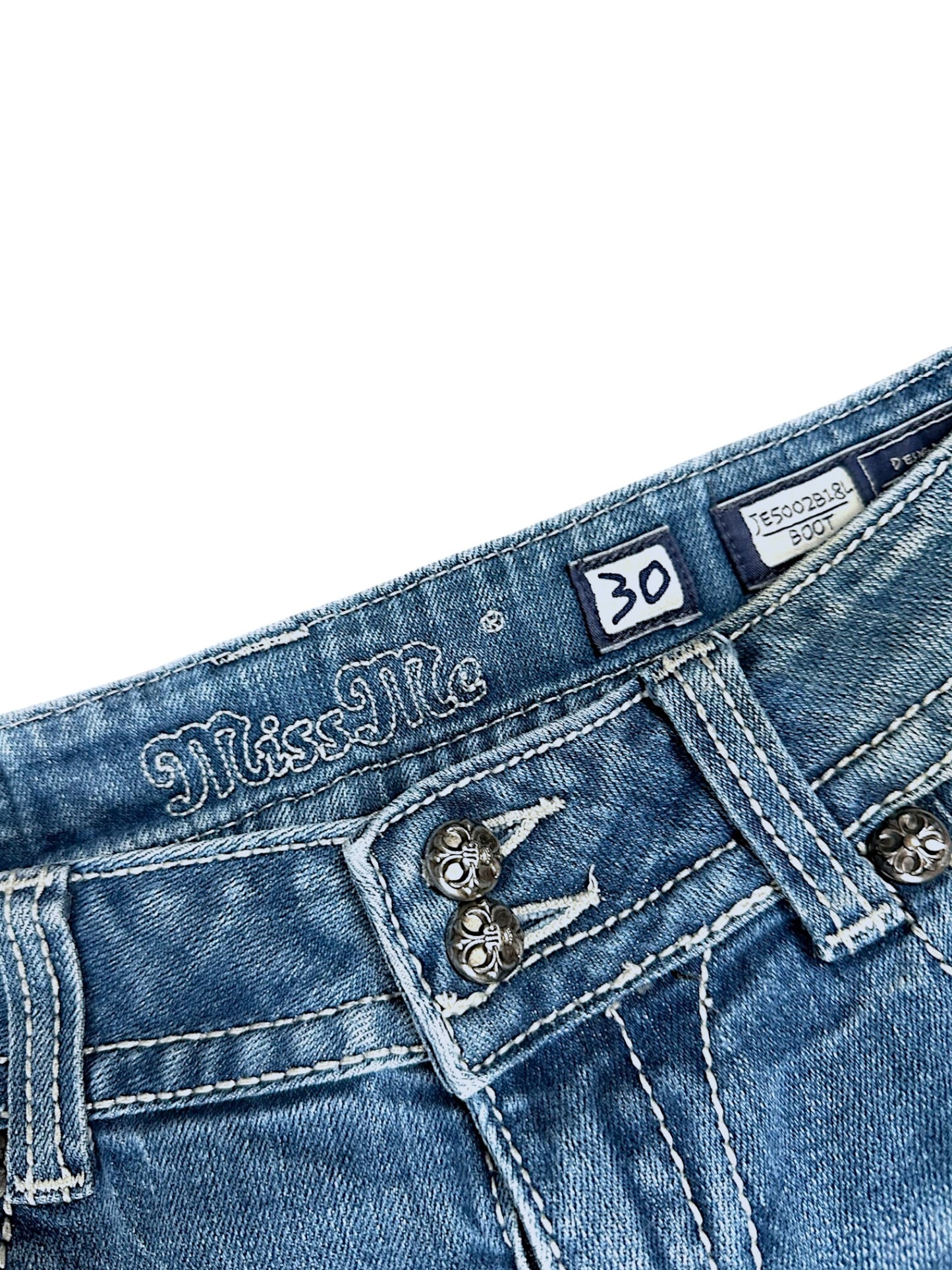 Vintage Miss Me Y2K Low Waist Bootcut / Flared Damenjeans (M)