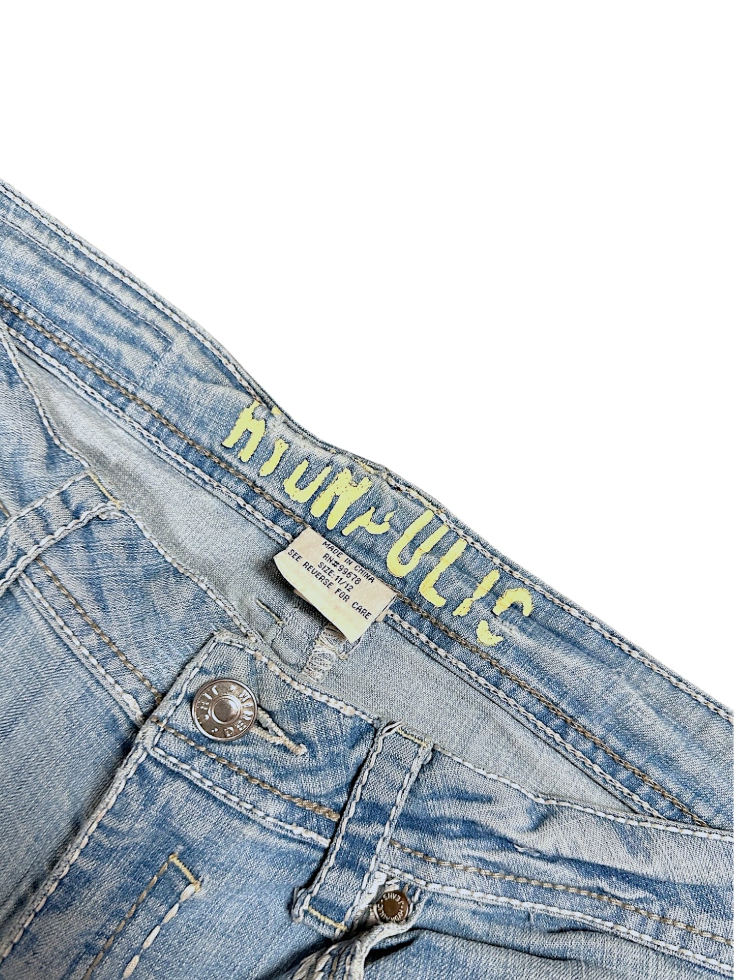Vintage Y2K Low Waist Bootcut Flared Damenjeans (L)