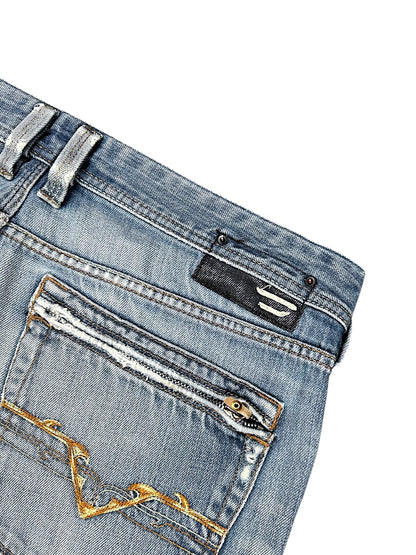 Vintage Diesel Y2K Baggy Jeans (S)