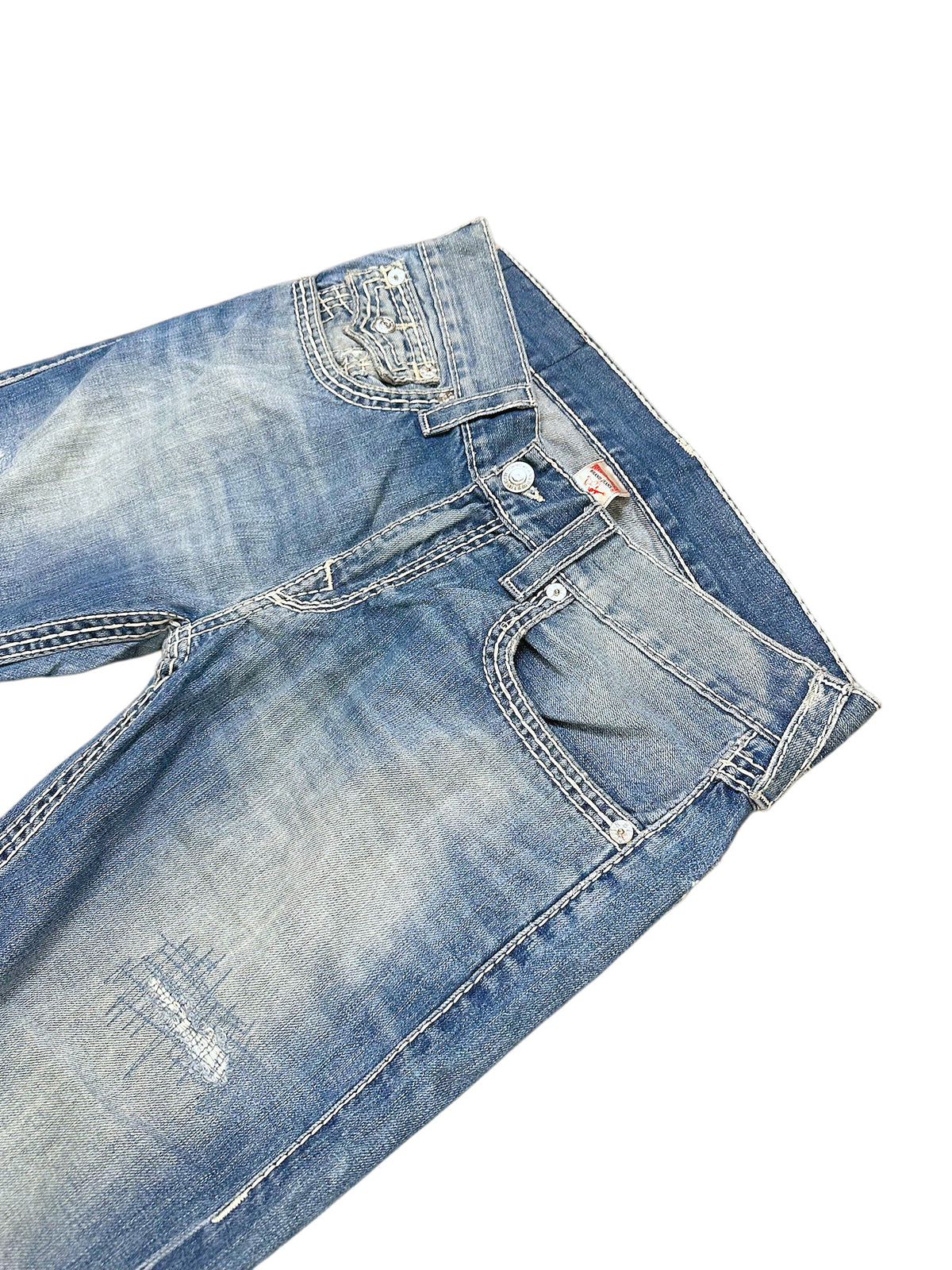 Vintage True Religion Y2K Baggy Jeans (L) – Detailaufnahme 1