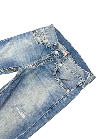Vintage True Religion Y2K Baggy Jeans (L) – Detailaufnahme 1