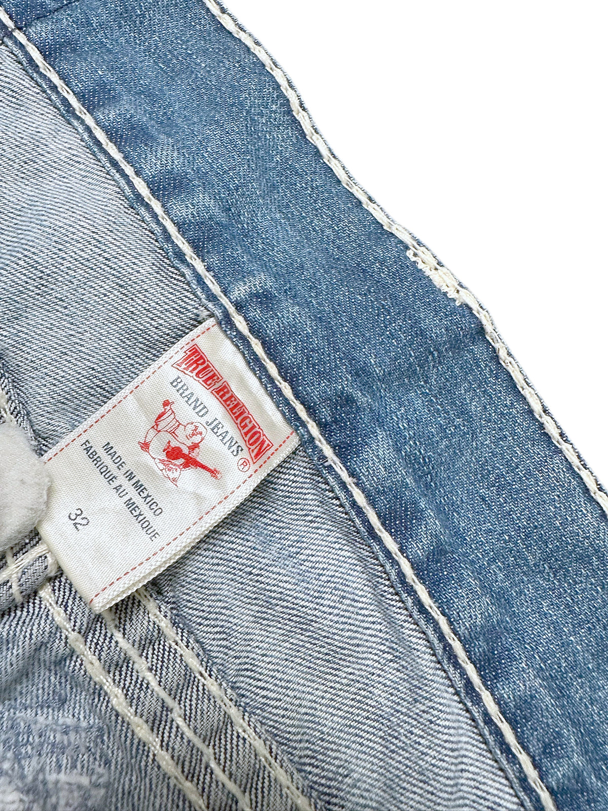 Vintage True Religion Y2K Baggy Jeans (L) – Detailaufnahme 2
