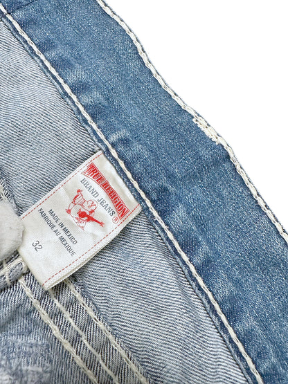 Vintage True Religion Y2K Baggy Jeans (L) – Detailaufnahme 2