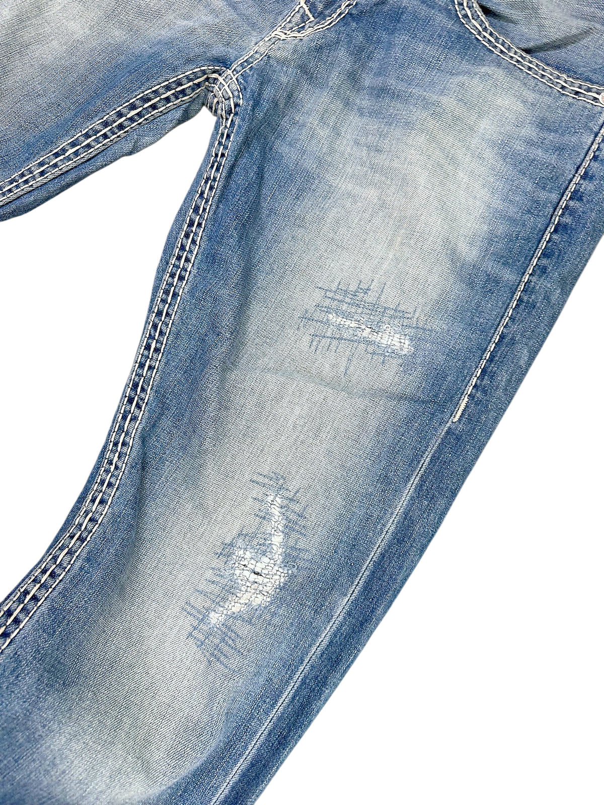 Vintage True Religion Y2K Baggy Jeans (L) – Detailaufnahme 3