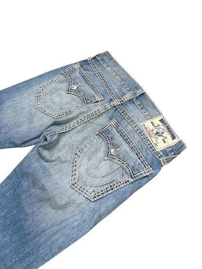 Vintage True Religion Y2K Baggy Jeans (L) – Detailaufnahme 4