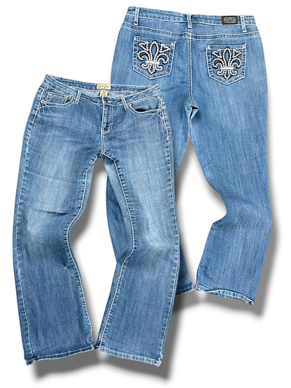 Vintage Earl Jean Y2K Straight Leg Jeans (S)